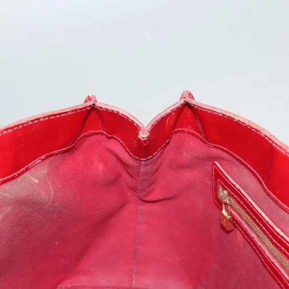 LOUIS VUITTON Monogram Vernis Wilshire PM Bag Pomme D'amour M93642 Auth BA2487 - Picture 11 of 16